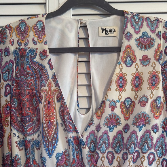 Show Me Your Mumu Rocky floral Jasmine's Jewels long sleeve romper Small - Picture 2 of 3